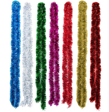 Uzay Sim Süs Renkli İnce 2m karışık renk - 4 adet