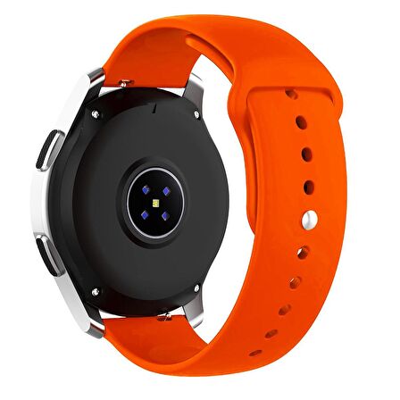 Huawei Watch Gt4 46mm Gt3 Se Elite Gt2 Gt3 Pro Haylou Ls05 Mi Watch S1 Uyumlu Kordon Silikon 22mm