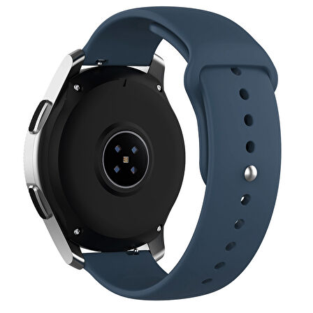 NovStrap Samsung Galaxy Watch 6 Seri 40-44mm Classic 43-47mm ile Uyumlu Kordon (20 mm) Soft Silikon