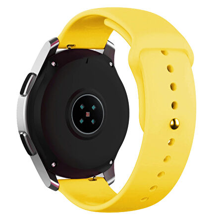 NovStrap Samsung Galaxy Watch 6 Seri 40-44mm Classic 43-47mm ile Uyumlu Kordon (20 mm) Soft Silikon