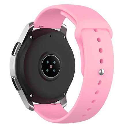 NovStrap Samsung Galaxy Watch 6 Seri 40-44mm Classic 43-47mm ile Uyumlu Kordon (20 mm) Soft Silikon