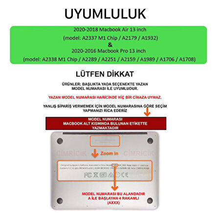 Apple MacBook Air 2020 13 inc M1 Chip A2337 ile Uyumlu Ekran Koruyucu Nano Film