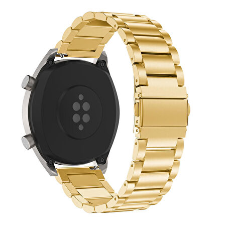 Huawei Watch Gt2 Gt2e Gt2 Pro Gt3 Gt3 Pro 46mm Xiaomi Mi Watch S1 Uyumlu Kordon Çelik Metal 22mm