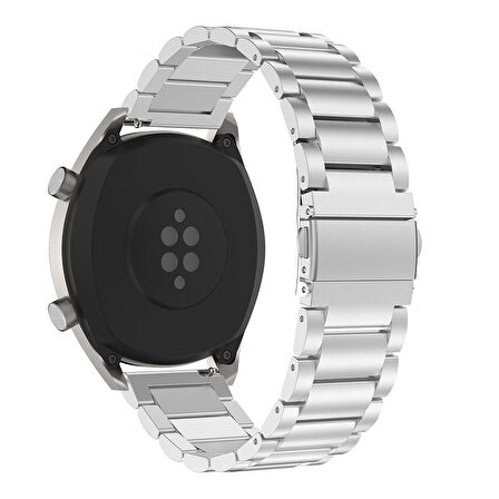 Huawei Watch Gt2 Gt2e Gt2 Pro Gt3 Gt3 Pro 46mm Xiaomi Mi Watch S1 Uyumlu Kordon Çelik Metal 22mm
