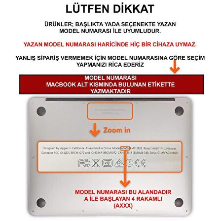 NovStrap Apple Macbook Air 13 inç A1932-A2179 Uyumlu Sert Mat Frosted Kılıf Anti Fingerprint