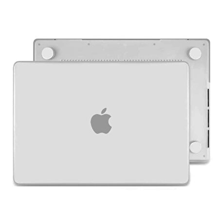 NovStrap Apple Macbook Pro 2020 13 inç A2289-A2251 Uyumlu Sert Mat Frosted Kılıf Anti Fingerprint