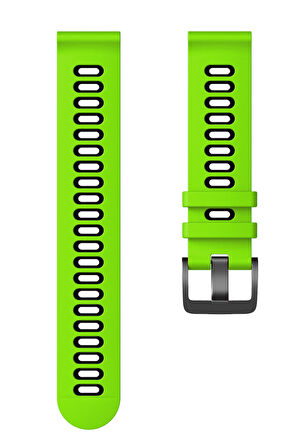 NovStrap Haylou RT LS05S Uyumlu Kordon Kayış (22mm) Sportive Delikli Spor Silikon Kordon