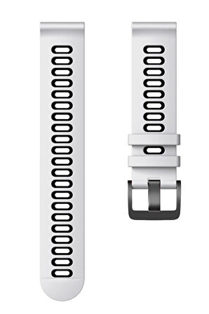 NovStrap Huawei Watch GT 2E Uyumlu Kordon Kayış (22mm) Sportive Delikli Spor Silikon Kordon