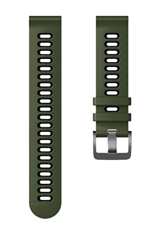 NovStrap Samsung Galaxy Watch 3 45mm Uyumlu Kordon Kayış (22mm) Sportive Delikli Spor Silikon Kordon