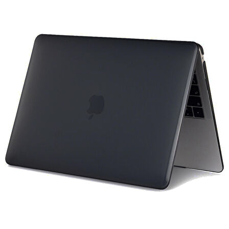 Apple MacBook Air 13 inç 2021 M1 Çip A2337 Uyumlu Kılıf Sert Rubber Kapak Üst ve Alt Koruma Kapağı