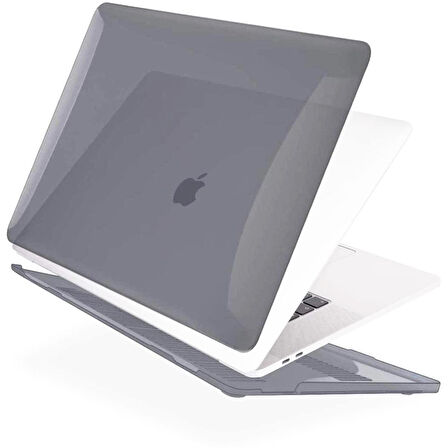 Apple Macbook Pro 13 inç 2021 M1 M2 Çip A2338 Uyumlu Kılıf Sert Rubber Üst ve Alt Koruma Kapağı