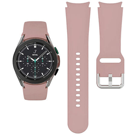 NovStrap Samsung Galaxy Watch 5 Pro 45mm / Watch 5 40mm 44mm Uyumlu Kordon Tam Uyumlu Pimli Silikon