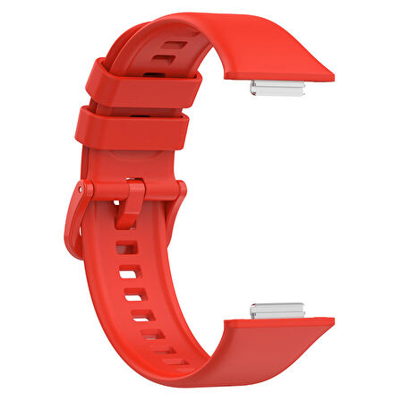 NovStrap Huawei Watch Fit 2 Uyumlu Kordon Tam Uyumlu Pimli Silikon Kordon Kayış