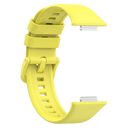 NovStrap Huawei Watch Fit 2 Uyumlu Kordon Tam Uyumlu Pimli Silikon Kordon Kayış