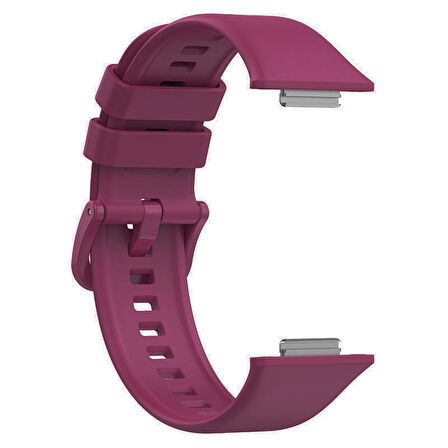 NovStrap Huawei Watch Fit 2 Uyumlu Kordon Tam Uyumlu Pimli Silikon Kordon Kayış