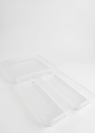 Softchef Fresh Box 3'lü Saklama Kabı Seti (2 Adet 1170 ml + 1 Adet 2400 ml) - Şeffaf Kapaklı Buzdolabı ve Dondurucu Uyumlu Düzenleyici Organizer