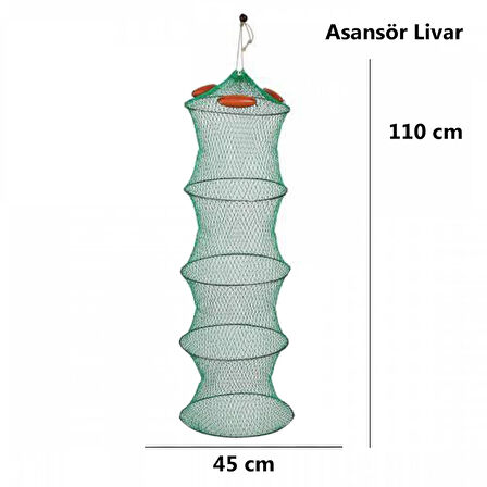 Effe Şamandıralı ip Livar 110cm x 45cm Asansör Livar HG241