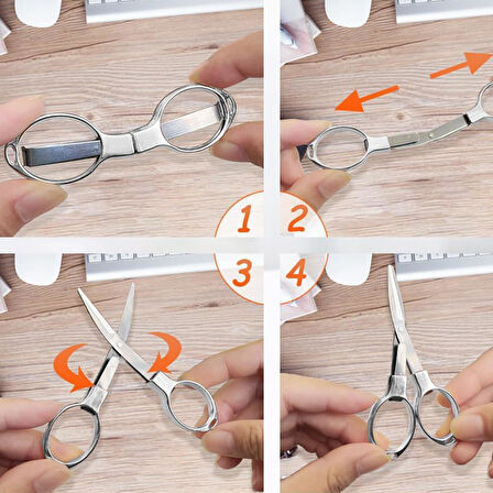 Effe İçten Çıkmalı Avcı Balıkçı Makası Metal HG152