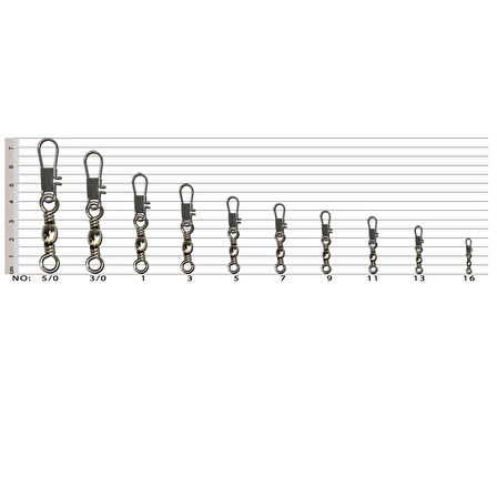 Effe No:3/0 Klipsli Fırdöndü 144 Adet