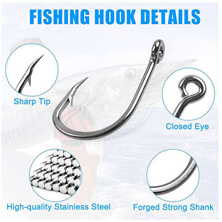 Effe Sazan İğnesi No:2 Nikel Delikli Carbon 100 Adet 192553-2