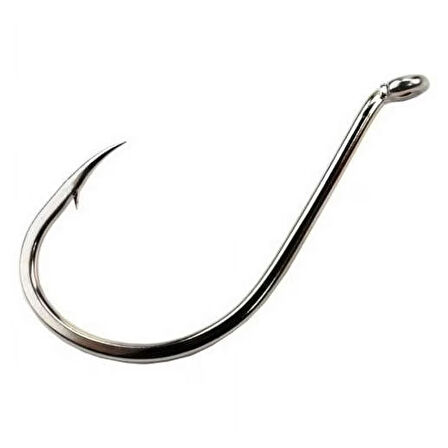 Effe Sazan Alabalık İğnesi No:4 Nikel Delikli Carbon 100 Adet 192553-4