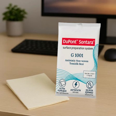 Sontara G Turkuaz 37x50 cm Antistatik Bez Boya Öncesi ve Elektronik Yüzey Temizlik Bezi 5 Yaprak