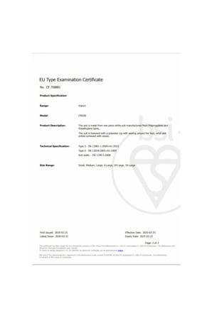 Vulcon CS200 Koruyucu İş Tulumu Mavi L SMS Tip 5B 6B