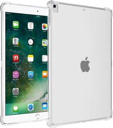 iPad 7. 8. 9. Nesil 10.2 inç ile Uyumlu Köşe Korumalı Şeffaf Esnek Antishock Kılıf 