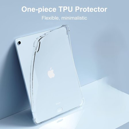 iPad Air 11 inç M4/M3 ve Air 4/5 10.9 inç ile Uyumlu Köşe Korumalı Şeffaf Esnek Antishock Kılıf