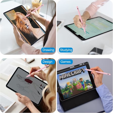 iPad 2018 Sonrası için Avuç İçi Red (Palm Rejection) Özellikli Yazı Çizim Kalemi 