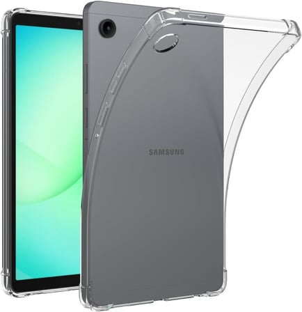 Samsung Galaxy Tab A11 8.7 İnç SM-X130 Uyumlu Köşe Korumalı Şeffaf Esnek Antishock Kılıf