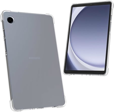 Samsung Galaxy Tab A9 8.7 İnç SM-X110 Uyumlu Köşe Korumalı Şeffaf Esnek Antishock Kılıf