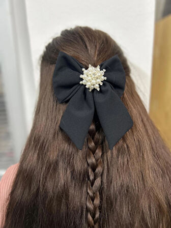 MelKady 525 - Şık Broşlu Lüx Fiyonk Otomatik Toka