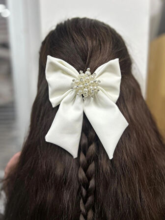 MelKady 525A - Şık Broşlu Lüx Fiyonk Otomatik Toka