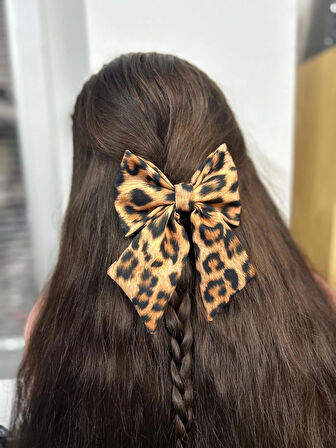 MelKady 527 - Leopar Desenli Lüx Otomatik Toka