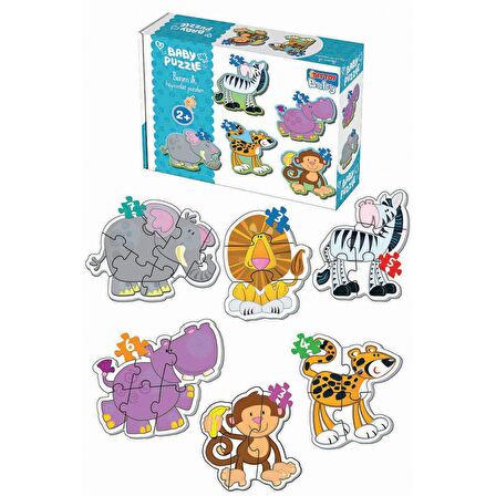 FABBATOYS Baby Puzzle-Benim İlk Hayvanlar