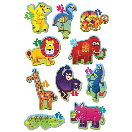 FABBATOYS Baby Puzzle- Orman Hayvanları