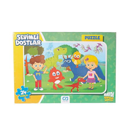 FABBATOYS Sevimli Dostlar Frame Puzzle 24 Parça