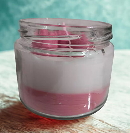 Hartopia Gül Işıltısı El Yapımı Dekoratif Cam Mum – Aura Koleksiyonu