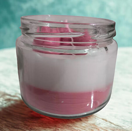 Hartopia Gül Işıltısı El Yapımı Dekoratif Cam Mum – Aura Koleksiyonu