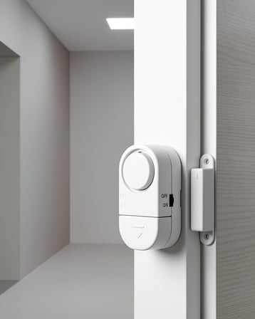 Manyetik Sensörlü 90 dB Güçlü Sesli Kapı Pencere Alarmı