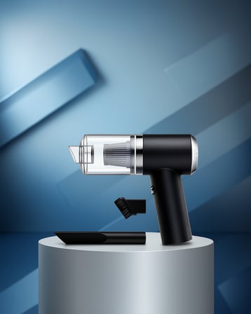 Mini Araç Süpürgesi Vakumlu 120W Kompakt Şarjlı