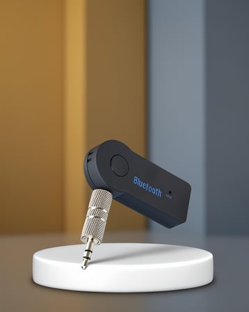 Bluetooth Araç Kiti 3.5mm AUX Bağlantılı Dahili Mikrofonlu