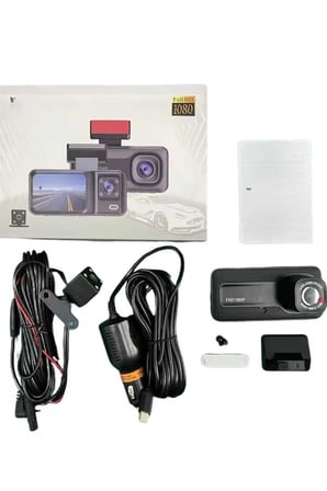 3 Kameralı 2 İnç 1080P Full HD Araç DVR
