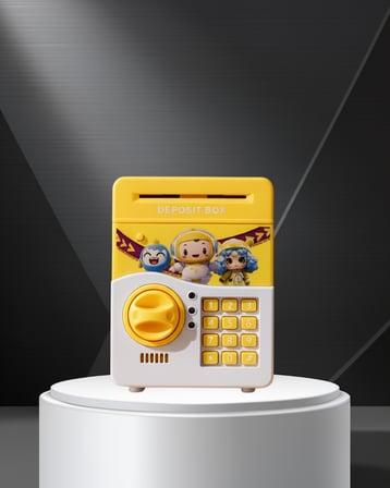 ATM Görünümü Şifreli Çocuk Kumbarası 12000