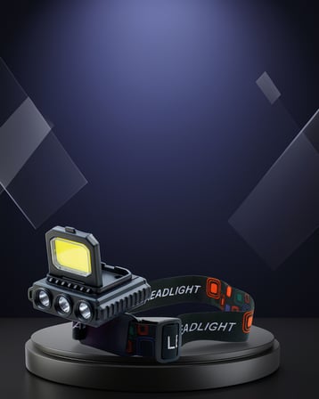 800 Lumen LED Kafa Lambası Type-C Şarjlı