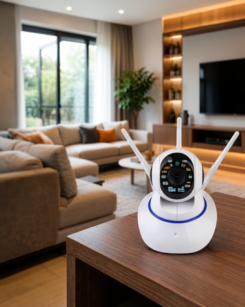 3.0MP Full HD Akıllı IP Kamera Gece Görüşlü Hareket Sensörlü