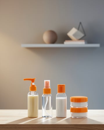 5 Parça Şeffaf Kozmetik Şişesi 30 ml