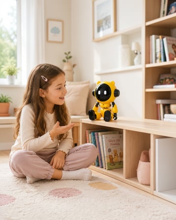 Özellikli Yapay Zeka Çocuk Robotu Türkçe İngilizce Matematik Fen Ders Desteği