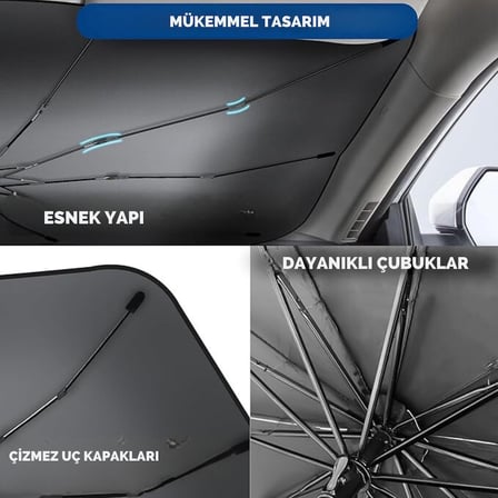 Oto Şemsiye Yeni Nesil 145x79 cm